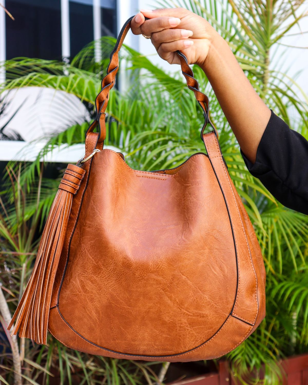 The Aliza, a brown everyday bag by The Bag Depot.
