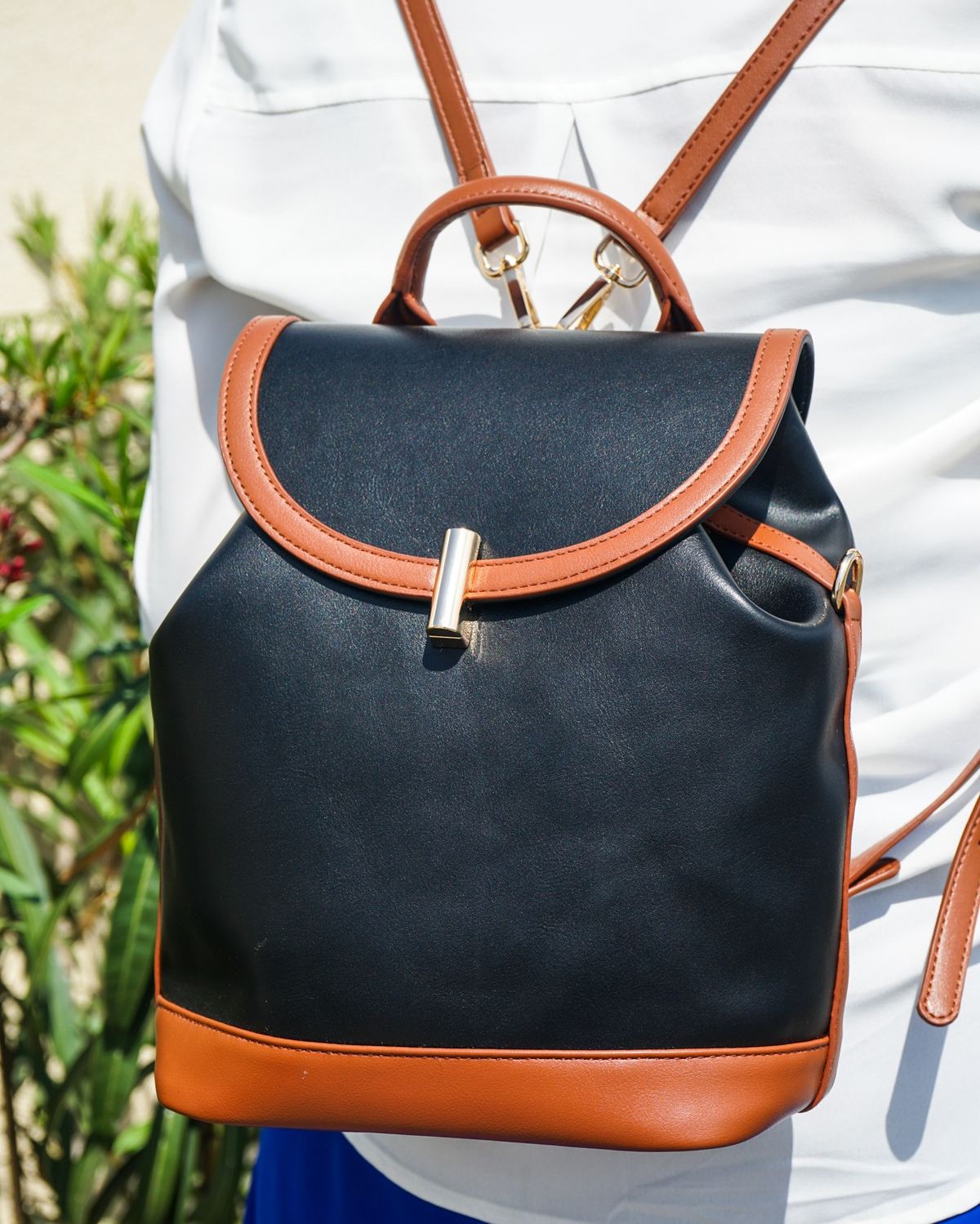 The Raven, a convertible backpack-to-crossbody bag by The Bag Depot.